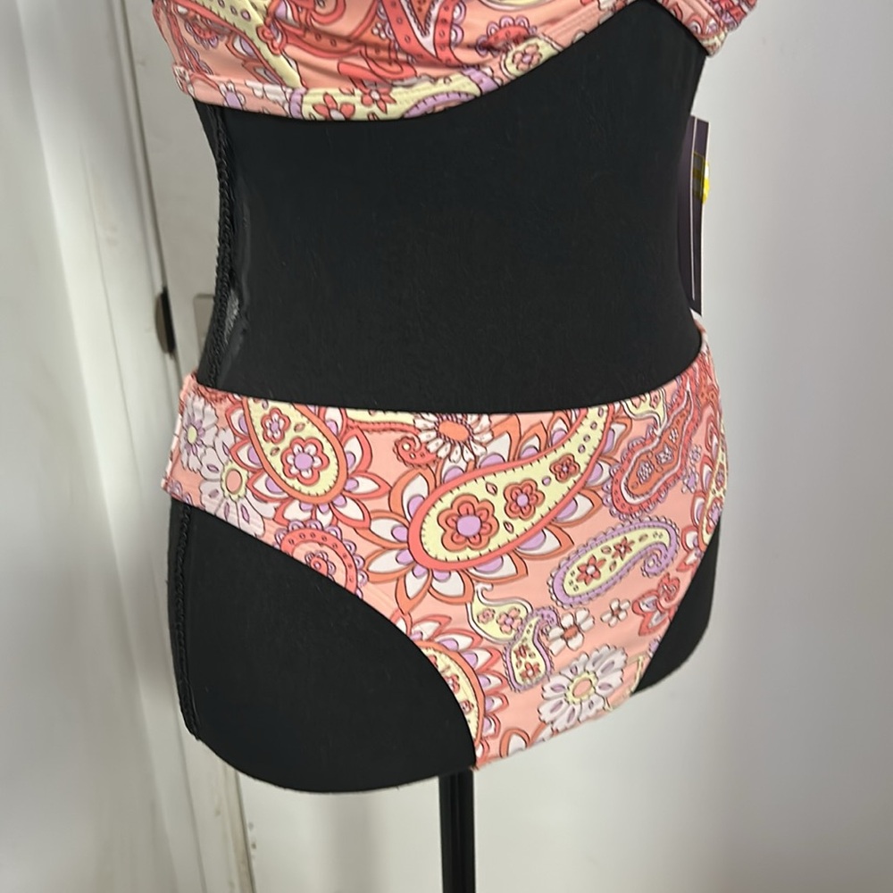Wild Fable Paisley Bikini Set - Pink and Orange - Picture 4 of 9